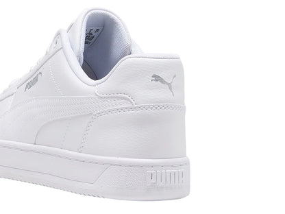 Tenis PUMA Caven 20 Blanco con Plata para Hombre