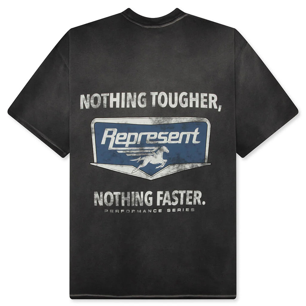 Nothing Faster T Shirt Stained Black