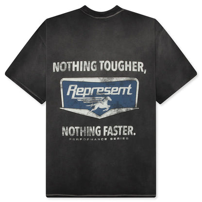 Nothing Faster T Shirt Stained Black