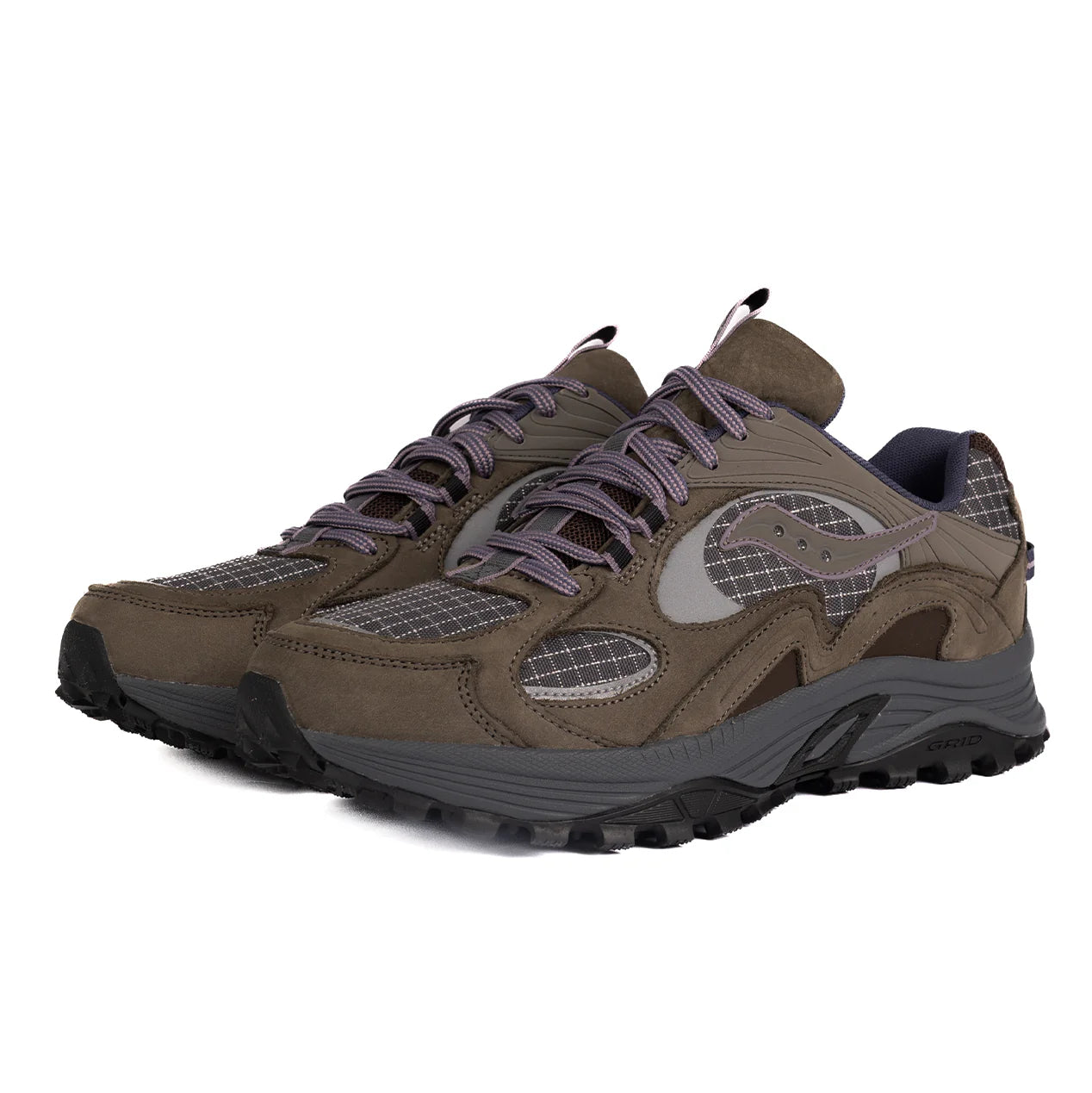 SAUCONY GRID AURA X DARK GREY MUD