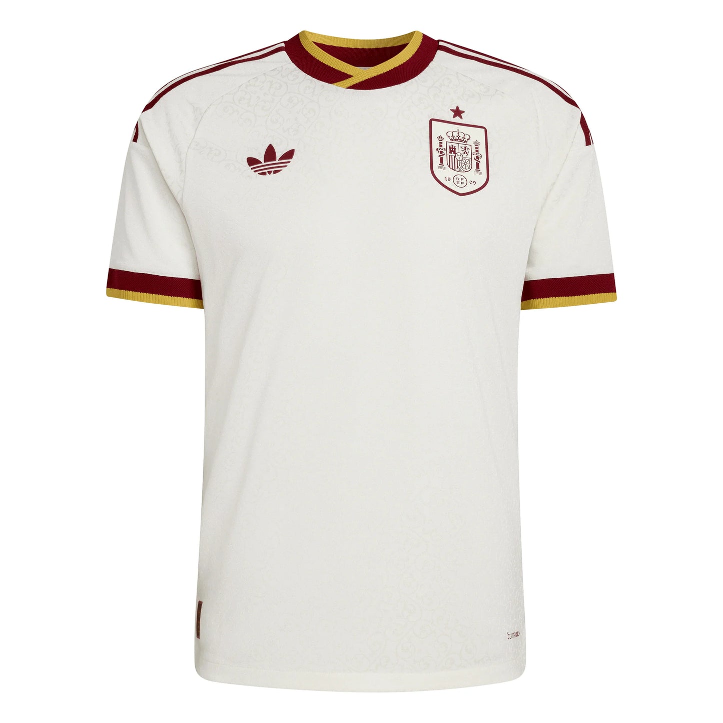 adidas Spain Away Authentic Mens Soccer Jersey 2026 White