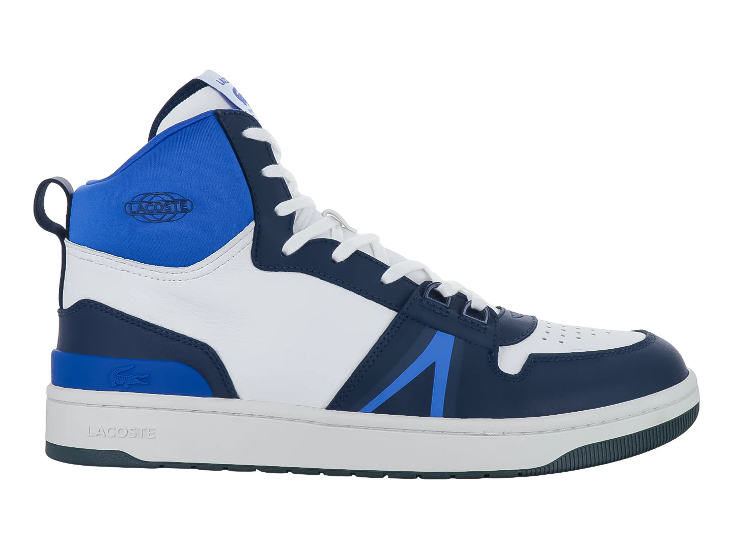 Tenis Lacoste L001 Mid Azul Marino y Blanco para Hombre