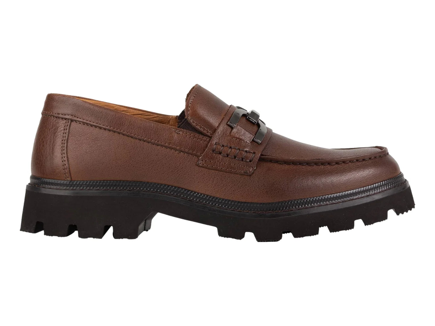 Zapatos Mocasines Brantano Color Caoba para Hombre