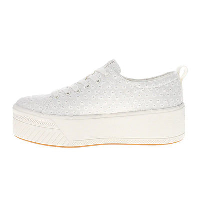 Skyler Daisy Eyelet Lace Up Sneakers