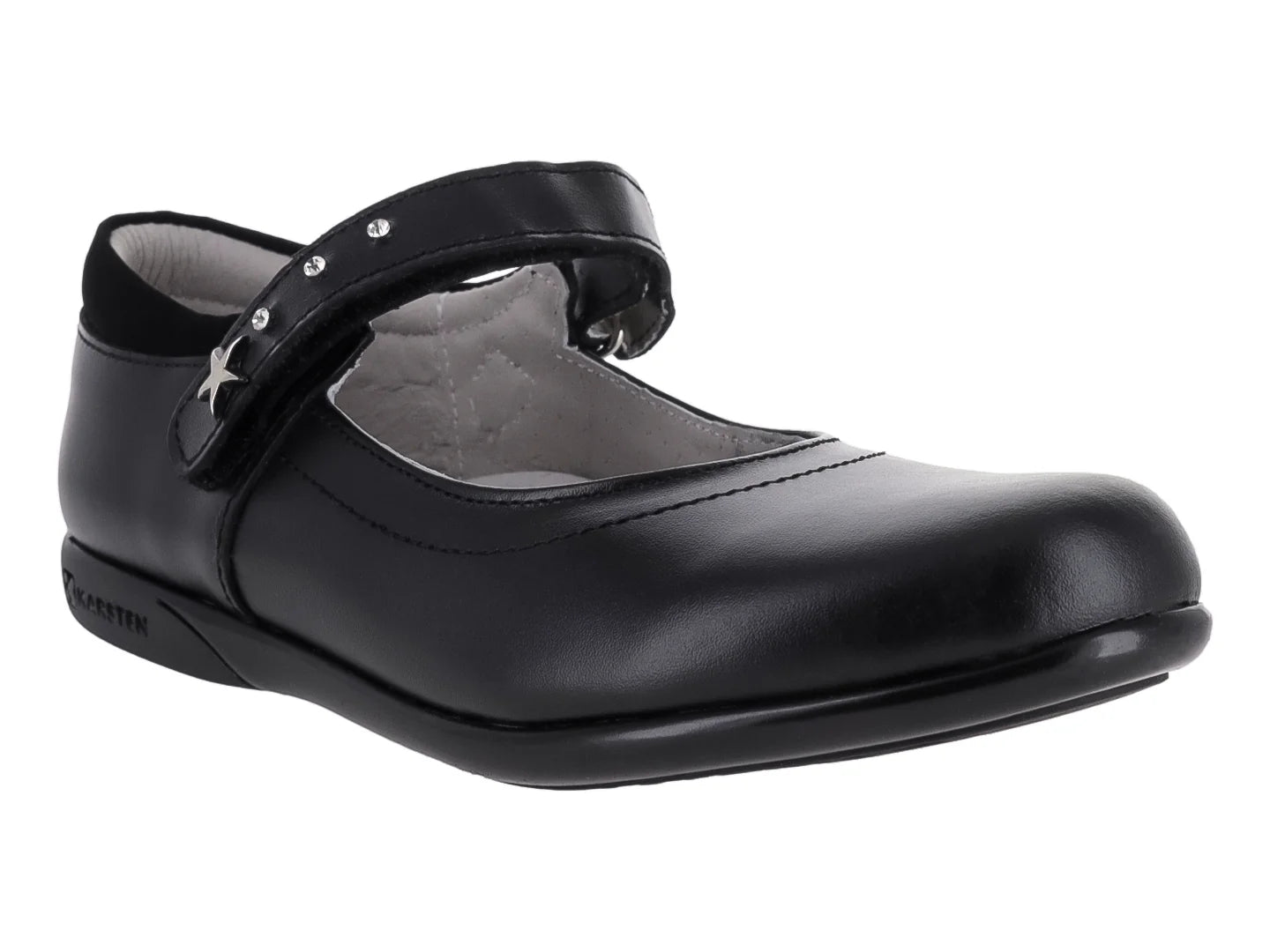 Zapatos Karsten de Piel Negros para Niña