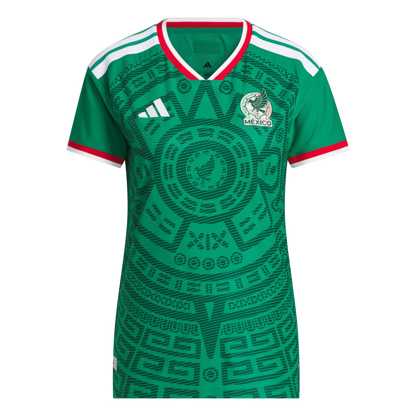 adidas Mexico Home Authentic Womens Soccer Jersey Green