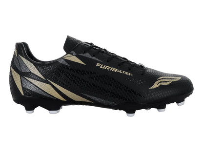Tenis de Fútbol Furia 1023 Negro con Oro para Hombre
