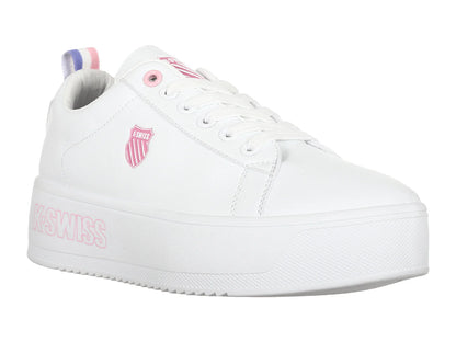 Tenis K SWISS Trinity Platform Blanco y Oro para Mujer