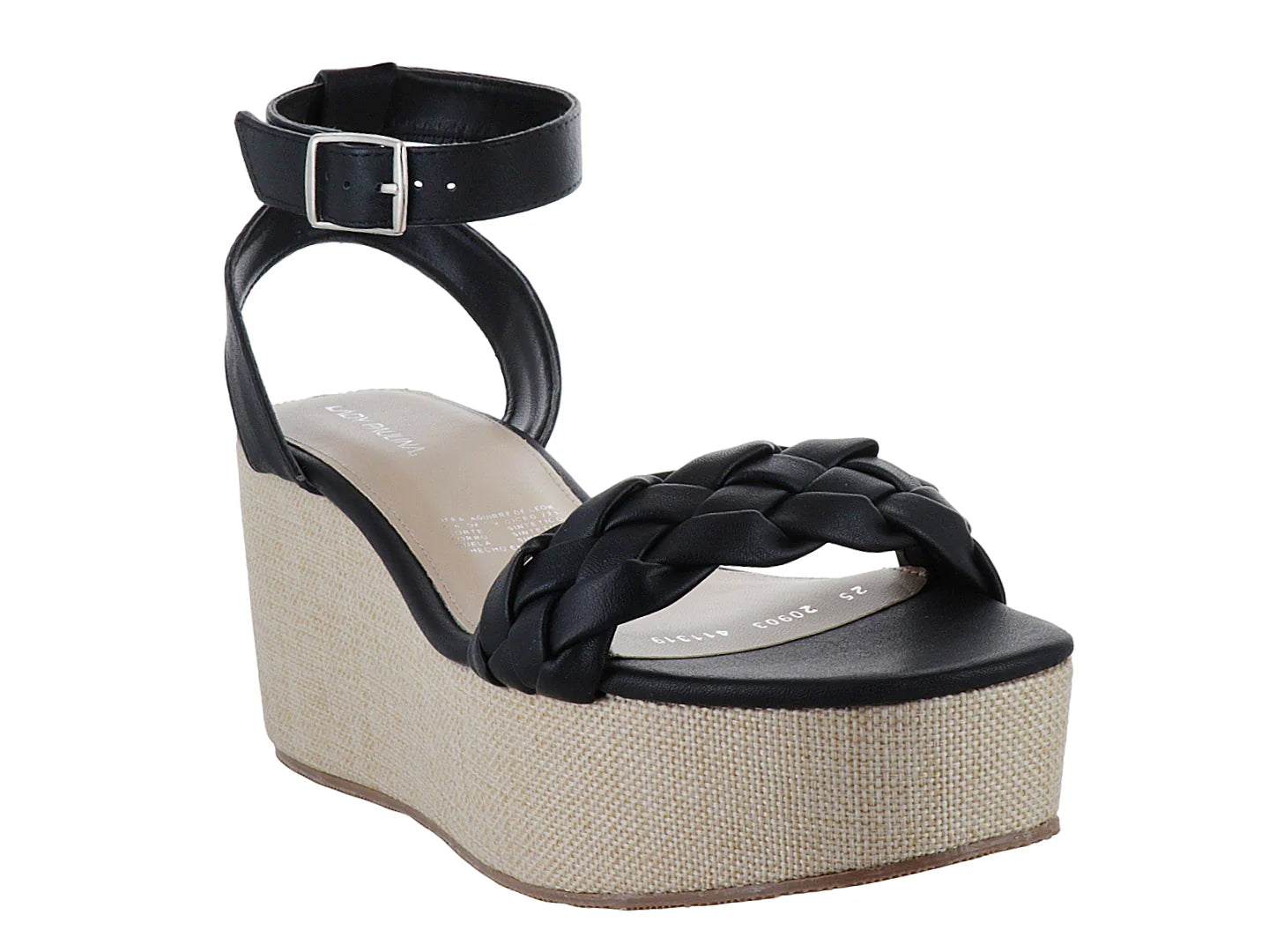 Sandalias de Plataforma Lady Paulina Color Negro para Mujer