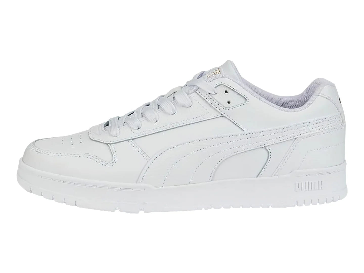 Tenis PUMA RBD Game Low Blancos con Dorado para Mujer