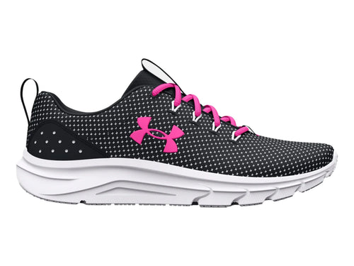 Tenis Under Armour UA W Phade RN Negro y Rosa para Mujer