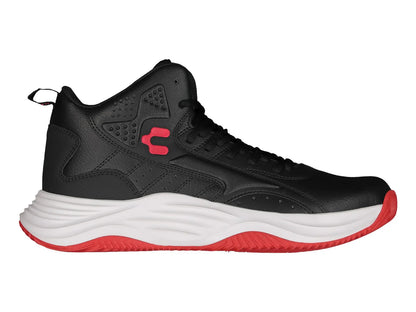 Tenis de Baloncesto Charly Negro y Rojo para Hombre