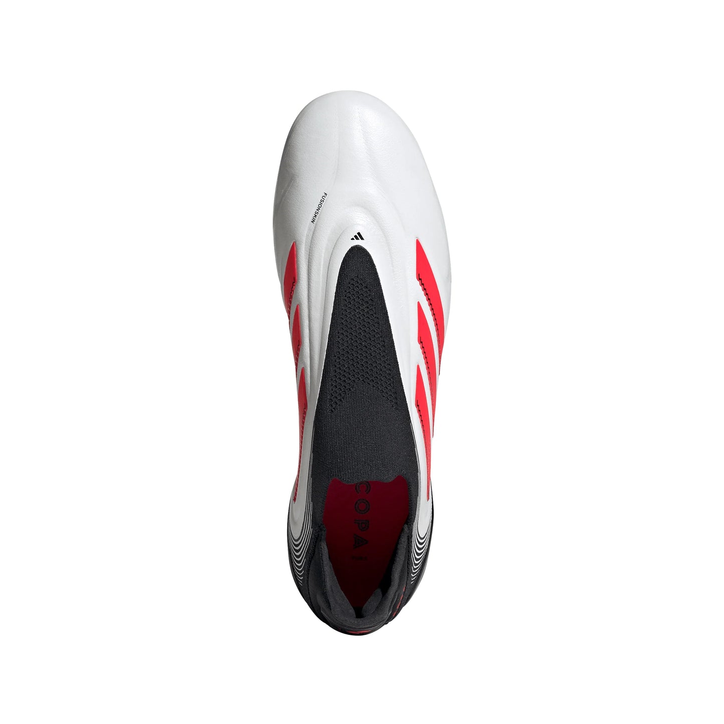 adidas Copa Pure 3 Elite Laceless FG Mens Soccer Cleats White Red Black