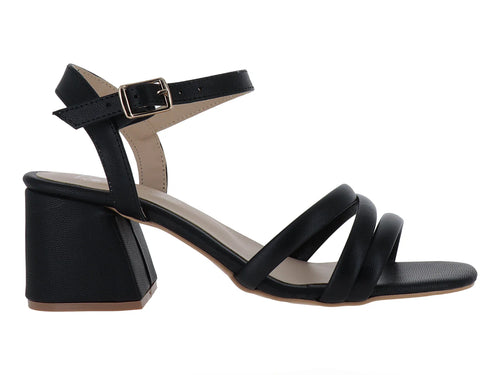 Sandalias Luna Rosa Negro para Mujer