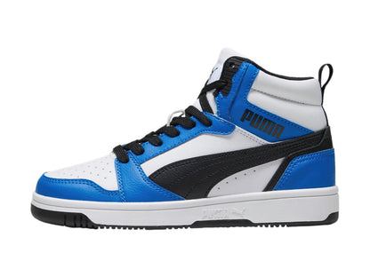 Tenis PUMA Rebound V6 Mid Multicolor para Niño