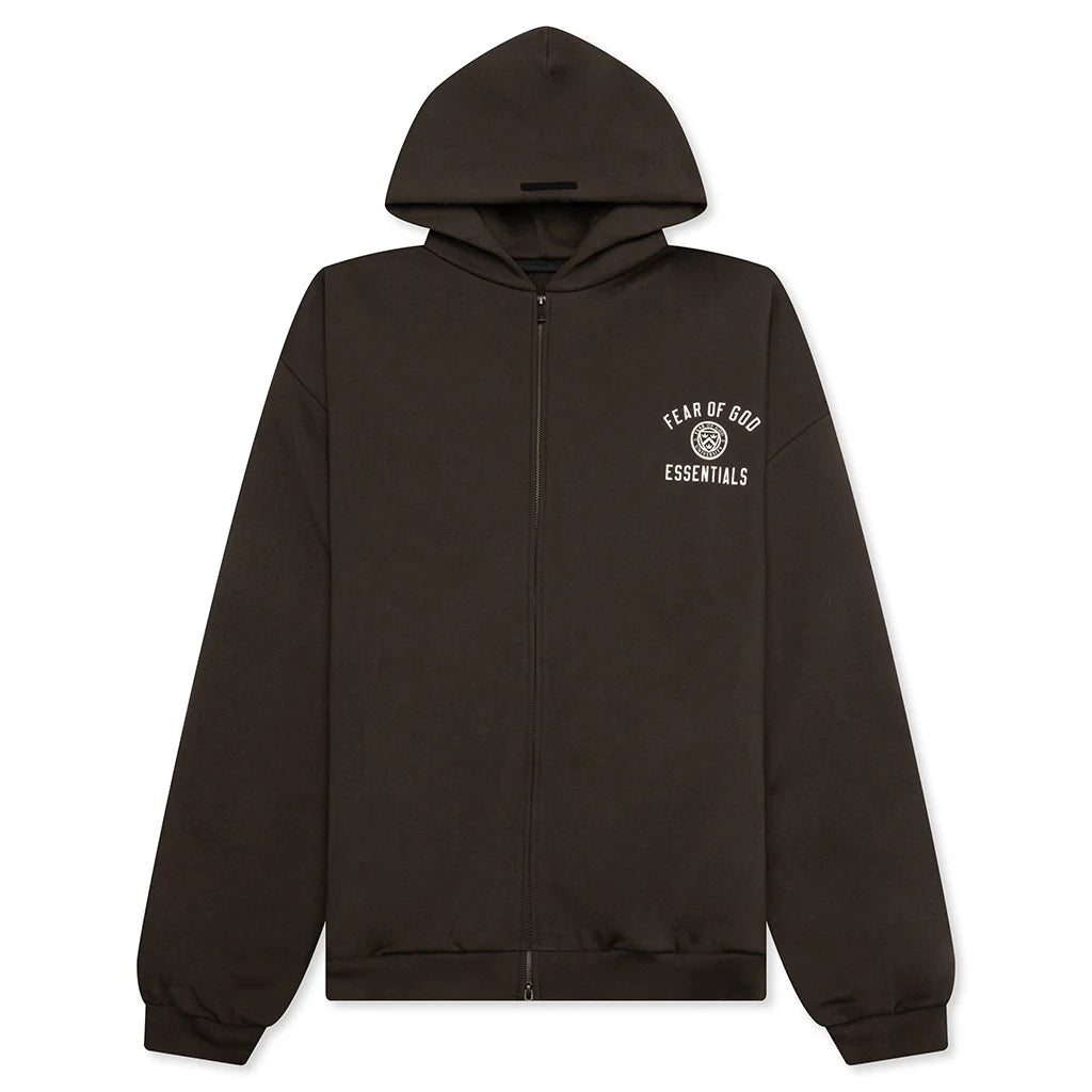 Heavy Fleece Fullzip Hoodie Brown