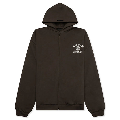 Heavy Fleece Fullzip Hoodie Brown