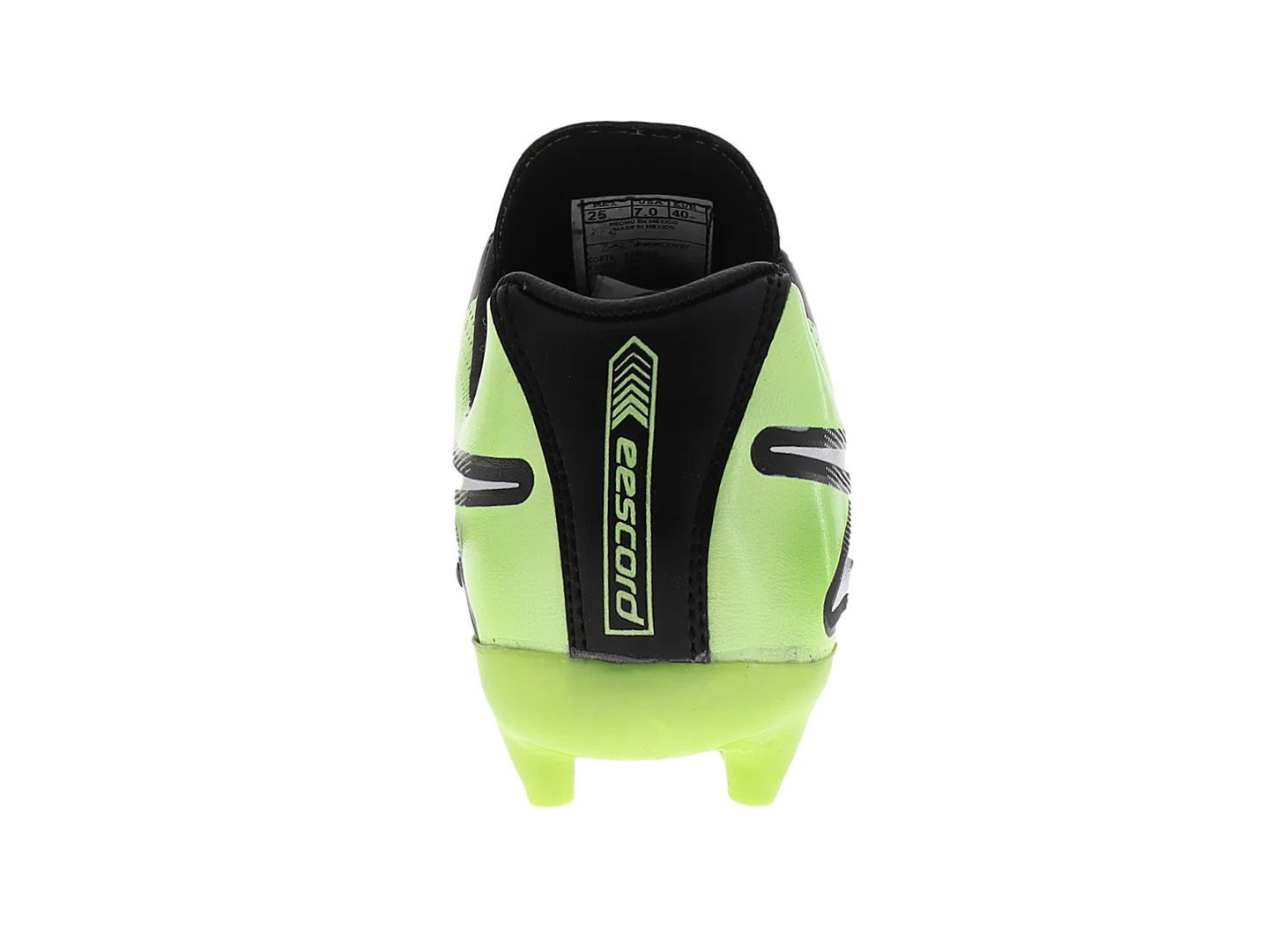 Tenis de Fútbol EESCORD Negro y Amarillo para Hombre