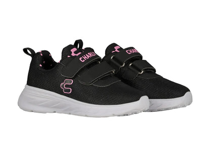 Tenis Charly Negro con Rosa para Niña