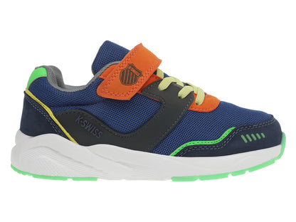 Tenis K SWISS Zahir Azul Marino y Naranja para Niño