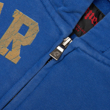 Roadster Zip Hoodie Blue Yellow