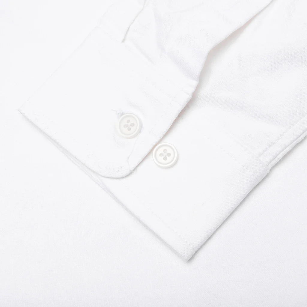 Embroidered Oxford Shirt White