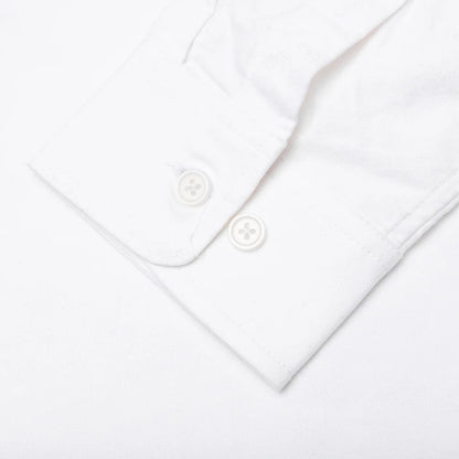 Embroidered Oxford Shirt White