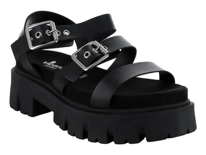 Sandalias Gladiador Vicenza Negro para Mujer