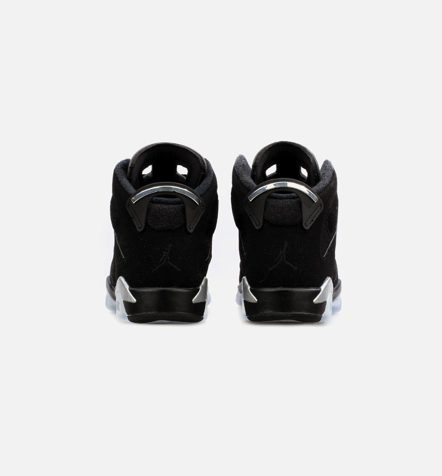 Air Jordan 6 Retro Metallic Silver Grade School Lifestyle Shoe Black