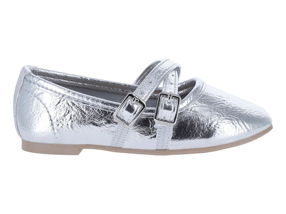 Zapatos Planos 4EVER Plata para Niña