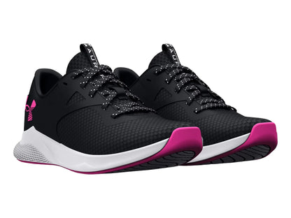 Tenis Under Armour Charged Aurora 2 Negro y Rosa para Mujer