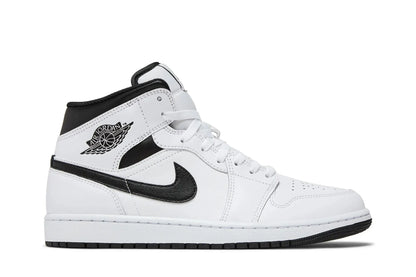 Jordan 1 Mid White Black