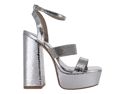 Sandalias ROZE Plata para Mujer