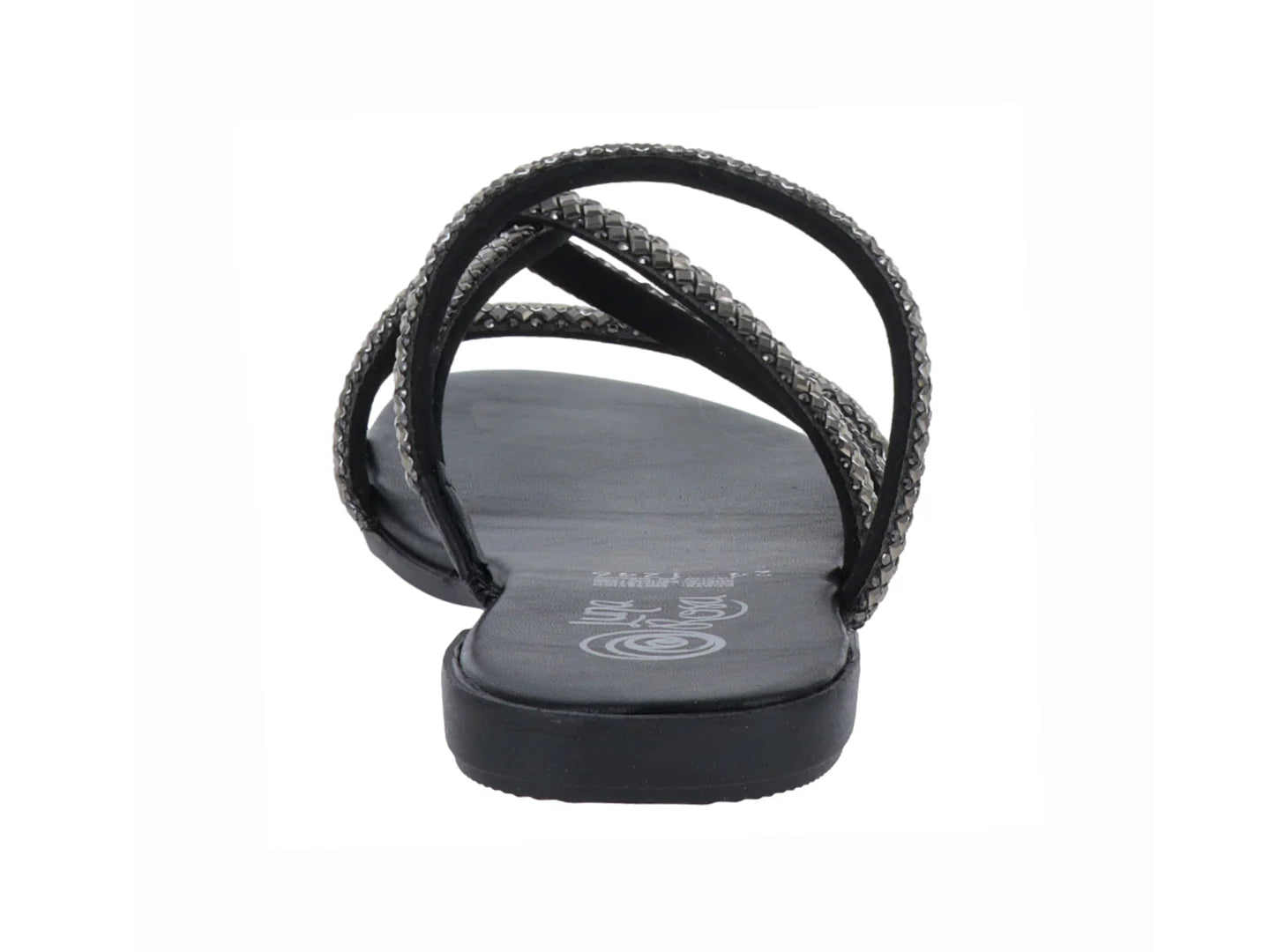 Sandalias Luna Rosa Negro para Mujer