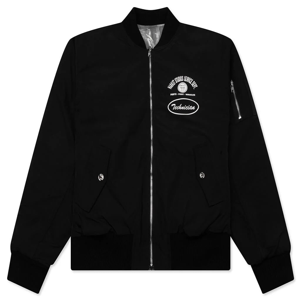 Handyman Reversible Bomber Jacket Pirate Black Wood Camo