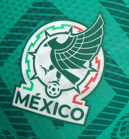 Mexico 26 Home Authentic Mens Jersey Bold Green