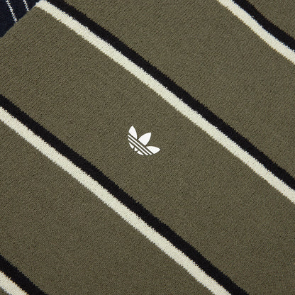 adidas Originals x Song for the Mute 007 Long Sleeve Polo Olive Strata Alumina Black