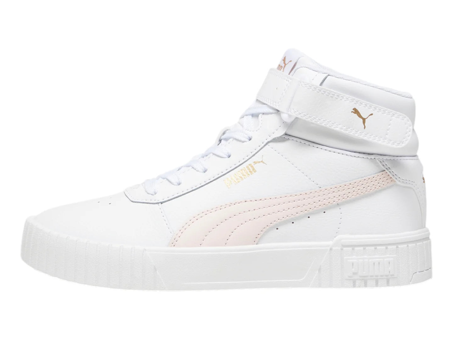 Tenis PUMA Carina 20 Mid Blanco y Rosa para Mujer