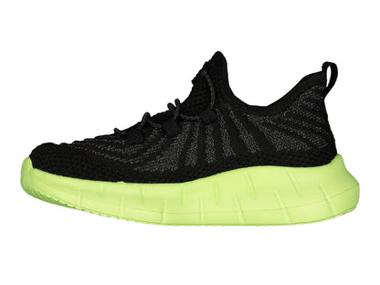 Tenis Charly Negro con Verde Lima para Niño