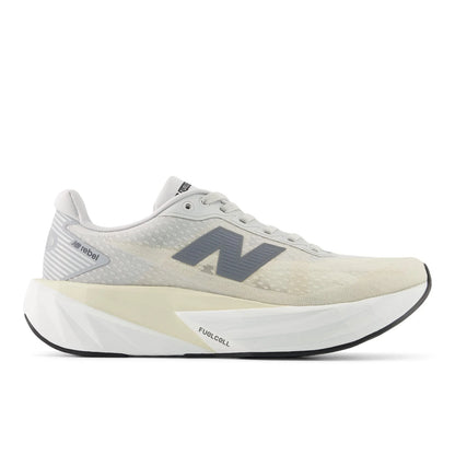 Women's FuelCell Rebel v5 in Linen with Grey Matter and White