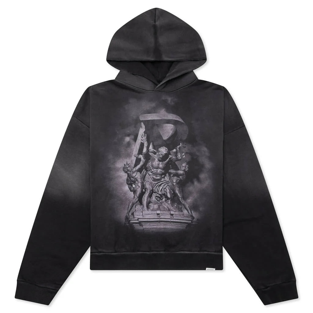 Atlas Hoodie Stained Black