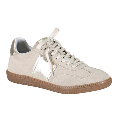 This Tle Metallic Lace Up Sneakers
