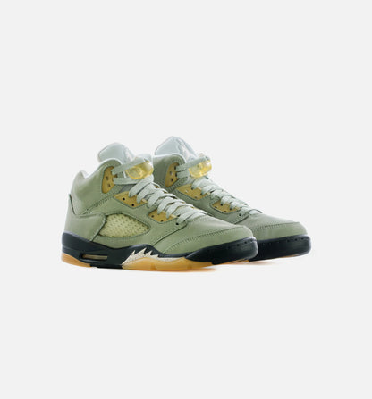 Air Jordan 5 Jade Horizon Grade School Lifestyle Shoe Jade Horizon Light Silver Anthracite Pink Glaze Free Shipping