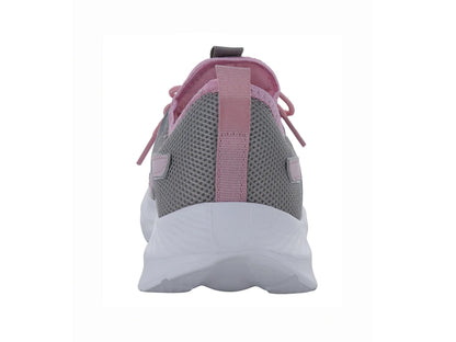Tenis Andrax Gris y Rosa para Mujer