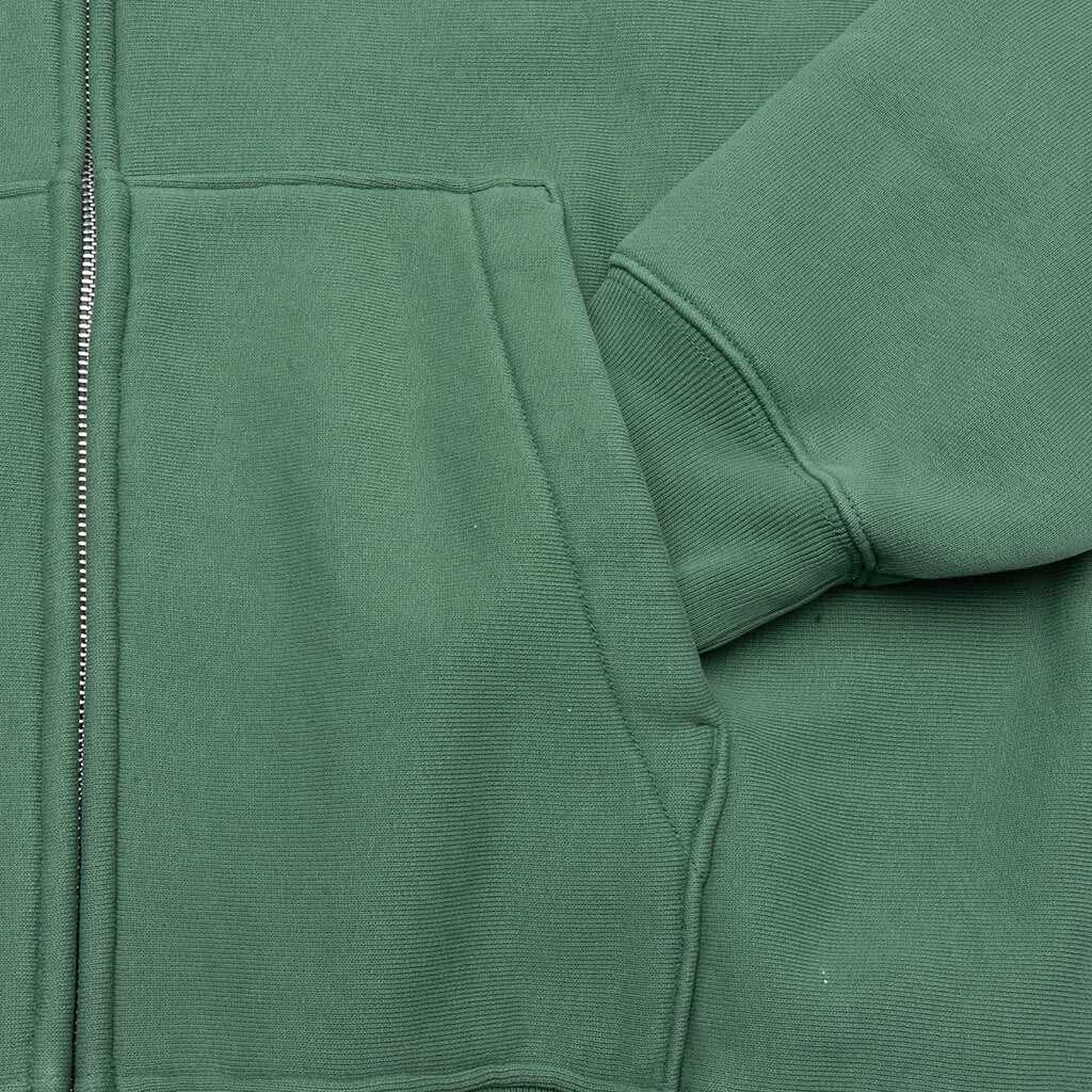 Mantra Zip Hoodie Green