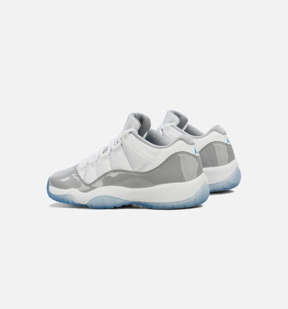 Air Jordan 11 Retro Cement Grey Grade School Lifestyle Shoe Grey Blue