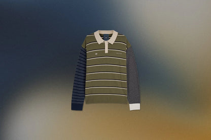 adidas Originals x Song for the Mute 007 Long Sleeve Polo Olive Strata Alumina Black