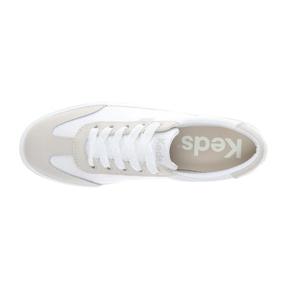 Jump Kick T-Toe Leather Lace Up Sneakers