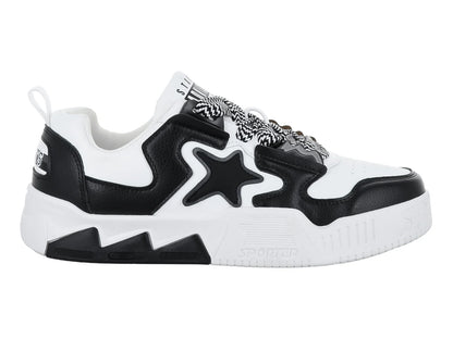 Tenis ZAEM Negro y Blanco para Hombre