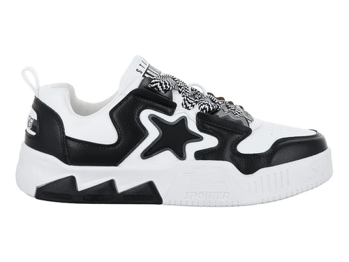 Tenis ZAEM Negro y Blanco para Hombre